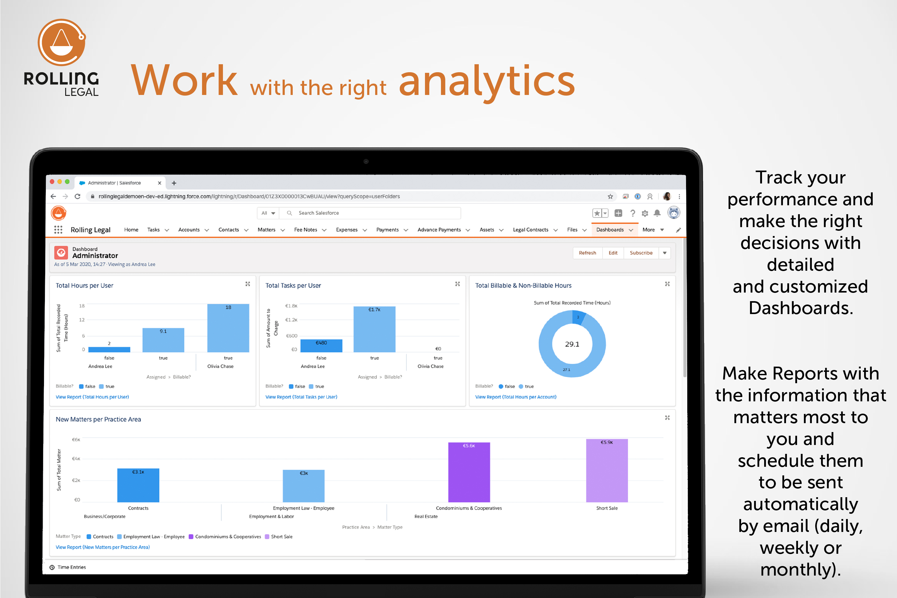 screenshot of Rolling Legal